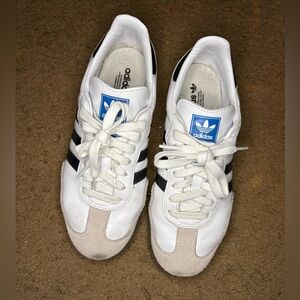 Adidas White and Black Classic Sneakers - women’s size 7